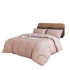 Juego de Tres Piezas de Funda Nórdica y Funda de Almohada de Color Sólido Seersucker, Estilo Ins Cream Texturizado de Comercio Exterior Transfronterizo, Personalizado al por Mayor