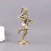 Latão Antigo Punk Cyberpunk Soldado de Forças Especiais Feminino Modelo Figura de Escola Brinquedo Presente Masculino Ornamento de Latão para Mesa