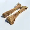 Cuerda de Cáñamo Hecha a Mano Cuerda Decorativa Estilo Vintage Materiales para Manualidades Etiquetas para Jardín de Infancia Jarrón Cuerda de Hilo de Cáñamo Gruesa y Delgada