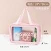[Personalizado] Necessaire de Viagem de Alta Qualidade, Impermeável, Grande Capacidade, Transparente, Portátil, Pequena para Levar na Mão, Bolsa de Cosméticos