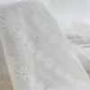 Algodão Solúvel em Água Renda Recortada Tecido Bordado Algodão Perfurado Bordar Roupa Vestido Fio de Algodão Renda Tecido