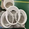 Tubo moldeado de PTFE, productos de tubo de dos caras torneados de PTFE, accesorios de tubería química F4