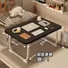 Mesa Pequeña Plegable, Escritorio para Cama, Mesa para Laptop, Herramienta de Escritura para Dormitorio