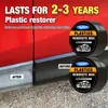 Cera kineshinex para tablero - Pasta renovadora de cuero para coche, Reparación de rayones y limpieza de interiores de cuero de asientos de coche