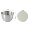 Prato de Molho de Aço Inoxidável 304 com Tampa de Silicone à Prova de Vazamento, Copo para Molho, Cozinha Doméstica, Molho, Tempero, Molho de Soja Selado