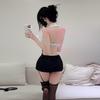 Lingerie Floral Sexy Bodycon de Secretária Ol Role Play Uniforme Sem Tirar Desejo Puro Tentação Roupa de Dormir Atacado