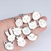 Llavero pequeño de acero inoxidable con letras del zodiaco personalizado con el año del dragón, llavero de moda, accesorios pequeños DIY