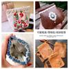 Venta directa del fabricante: Broches de presión metálicos cubiertos de tela, Cierres de resorte tipo pellizco, Accesorios para billetera de cuero y tela hechos a mano