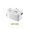 Caja de Almacenamiento de Plástico con Tapa Caja de Almacenamiento para Ropa Juguetes Organizador para Coche Gran Capacidad Caja de Almacenamiento Debajo de la Cama
