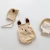 Mono de verano fino para bebé, para hombre y mujer, body de triángulo para bebé, recién nacido, súper lindo, de dibujos animados, ropa de verano