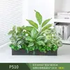 Paisagismo com Plantas Verdes Simulação Floreira Divisória de Piso Arte Floral de Chão Paisagem de Plantas Combinação de Floreira Flor Artificial em Vaso Bonsai Decoração