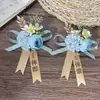Ramilletes de boda con temática de bosque, un juego completo para los novios, incluyendo ramilletes para los padres, padrinos de boda y damas de honor, así como ramilletes de muñeca.