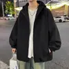 Jaqueta corta-vento com capuz funcional para atividades ao ar livre masculina, outono, marca da moda, folgada, casual, jaqueta esportiva