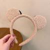 Jóias Haiyue 2022 nova tiara de pelúcia temperamento laço Mickey grampo de cabelo fofo tiara simples e doce