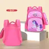 Estuche de Lápices de Dibujos Animados Reductor de Peso y Protector de Columna Vertebral Mochila Escolar para Estudiantes de Primaria Grados 2-5