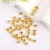 Color oro antiguo patrón de melón melón prismático cuentas sueltas cuentas de calabaza pulsera collar de cadena DIY accesorios de joyería