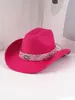 Sombrero de ala ancha estilo vaquero bohemio unisex turquesa de moda para banda de sombrero Temu