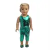 Novo Modelo 2018 Boneca American Girl de 18 polegadas Conjunto Brilhante de Roupas Casuais Roupa de Verão Roupas de Boneca