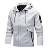 Comércio exterior Jaqueta masculina com capuz jaqueta primavera e outono jaqueta casual juvenil casaco masculino novo distribuição direta da fábrica