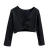 Ropa de Baile para Niños, Mujer, Niño Pequeño, Ropa de Práctica de Manga Larga, Abrigo, Top de Ballet para Niñas, Ropa de Danza China para Niña Pequeña