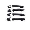 Adecuado para Mercedes-Benz W204 W212 X204 X166 W166 Manija Negro Brillante Clase Gla C E Manija de Puerta de Fibra de Carbono