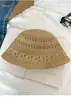 Sombrero de Pescador Transpirable Calado de Punto Venta al por Mayor de Fábrica Sombrero de Cubo Versátil para Mujer Protección Solar para Exteriores Estilo Japonés