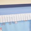 Nova Cortina Blackout Estampada para Beliches, Mosquiteiro Integrado e Cortina Blackout Anti-Queda, Cortina Tenda Tudo-Em-Um para Uso Doméstico