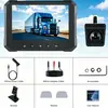 Monitor Montado em Veículo de 4,3 polegadas e 5 polegadas para Caravanas e Caminhões, Instalação Fácil, Modelo de Mesa com Monitor Digital Sem Fio