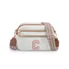 En Stock Transfronterizo Más Vendido Moda Cuadros Europea y Americana Bolso de Hombro Antirrobo con Doble Cremallera, Bolso Cruzado, Bolso Pequeño Cuadrado de PU