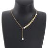 Collar de perlas con orejas de trigo y diseño de nicho de estilo coreano para mujer, cadena de clavícula minimalista de estilo frío, accesorios ligeros de lujo para mujer