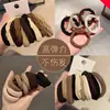 Simple liga para el cabello engrosada alta elasticidad sin costuras diadema accesorios para el cabello banda de goma ins cabeza estudiante alta cara valor super hada
