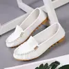 Zapatos Planos de Tacón Bajo con Hebilla Metálica, Punta Redonda, Boca Baja 2023, Zapatos Planos para Mujer, Mocasines de Estudiante, Casuales y Cómodos