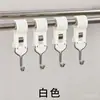 Gancho Clipe de Tubo Furo-Livre Manga Móvel Através do Tubo Fixador Plástico Gancho Giratório Haste de Toalheiro