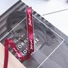 1 cm 90 Yardas Solo para Ti Cinta Cinta de Poliéster Material de Embalaje de Flores Cinta para Florería Cinta para Regalo