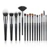 Set de Maquillaje para Principiantes Set de Brochas Polvo Suelto Brocha para Polvo Suave Rubor para Estudiantes Sombra de Ojos Portátil Set Completo Pelo Suave Asequible
