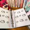 Álbum de Cartões A5 Gatinho Fofo Álbum de Fotos Polaroid 4 Quadrados Álbum Pequeno de Armazenamento de Cartões Caderno Capa de Livro de Folhas Soltas Personalização