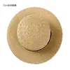 Sombrero de paja de moda para mujer, verano, paja fina, hierba, sombrero de copa plana, sombrero para el sol, sombrero para el sol, sombrero para el sol, sombrero para pareja, sombrero para adulto
