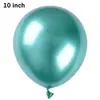 Globo de Látex Metálico de 10 Pulgadas 1.8g Celebración Festiva Boda Habitación de Boda Decoración de Fiesta Globo Cromado Venta al por Mayor