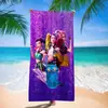 Toalla de Playa Popular de Grupo de Chicas Demon Slayer, Toalla de Baño de Microfibra, Terciopelo de Doble Cara, Toalla de Secado Rápido Kpop