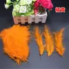 Fábrica em estoque Bola Bobo recheada pena pena de peru pena de cauda pontiaguda joias artesanais DIY acessórios multicolor