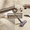 Alfombra para sala de estar, forma irregular, estilo crema, color liso, lavable, limpiable con toallita, impermeable, resistente a manchas, resistente a la suciedad, adecuada para sofá y dormitorio