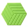 Placa Hexagonal de Feltro Transfronteiriça com Vários Estilos, Decoração de Parede de Fundo Autoadesiva, Adesivos de Parede, Quadro de Mensagens para Jardim de Infância