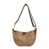 2026 Nuevo Bolso Cruzado de Alta Calidad con Estampado a Cuadros de un Solo Hombro tipo Dumpling para el Brazo Bolso Cruzado Casual Versátil de Gran Capacidad para Mujeres