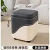 Banqueta Pequena para Uso Doméstico na Sala de Estar, Banqueta Simples para Mesa de Centro, Banqueta Durável para a Sala de Estar, Pode Ser Guardada, Banqueta Pequena Baixa para a Entrada, Banqueta para Trocar de Sapato