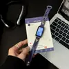 Adecuado para Pulsera Huawei 11Pro Correa Cruzada 10Nfc Moda Otoño e Invierno Versátil Femenina Correa de Muñeca de Mezclilla