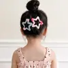 Pinzas BB color dopamina, lindas pinzas para el pelo de oso y estrella para niñas, pinzas para flequillo lateral de niños, hermosos pasadores pequeños, accesorios para el cabello
