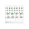 172 piezas de pegatinas de maquillaje de escenario de 346 mm, pegatinas faciales de diamantes brillantes, maquillaje de lágrimas, pegatinas de cejas de diamantes para actuaciones infantiles