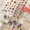 Pegatinas Retro para Uñas Estilo Tejido de Mezclilla con Adhesivo Posterior, Pegatinas Decorativas para Uñas de Corazones de Mezclilla Dulces y Geniales, Estrellas, Botones