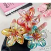 YHJ accesorios para el cabello europeo y americano nuevo clip de huevo de colores clip de flor pinza de tiburón para mujer tocado de vacaciones en la playa