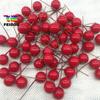 10/12 Fruta Vermelha Artificial Espuma Cereja Frutinha Vermelha Peônia Fruta Suprimentos de Natal Acessórios para Broche Fruta